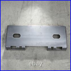 NEW 5/16 1/2Skid Steer Mount Plate Adapter Loader Quick Tach Attachment