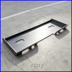 NEW 5/16 1/2Skid Steer Mount Plate Adapter Loader Quick Tach Attachment
