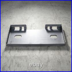 NEW 5/16 1/2Skid Steer Mount Plate Adapter Loader Quick Tach Attachment