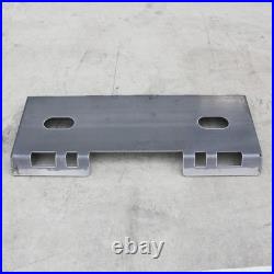 NEW 5/16 Universal Skid Steer Quick Tach Mount Plate Loader Attachment Adapter