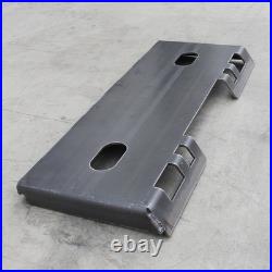 NEW 5/16 Universal Skid Steer Quick Tach Mount Plate Loader Attachment Adapter