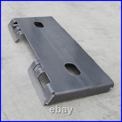 NEW 5/16 Universal Skid Steer Quick Tach Mount Plate Loader Attachment Adapter