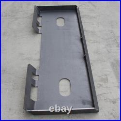 NEW 5/16 Universal Skid Steer Quick Tach Mount Plate Loader Attachment Adapter
