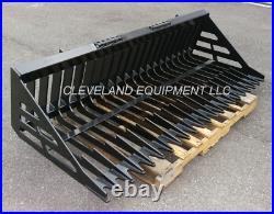 NEW 60 SKELETON ROCK BUCKET Skid Steer Loader Attachment for Bobcat Cat Kubota