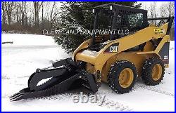 NEW 62 XL STUMP GRAPPLE BUCKET ATTACHMENT for Skid Steer Track Tractor Loader
