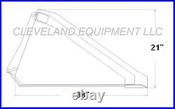 NEW 66 HD LONG BOTTOM BUCKET Skid Steer Track Loader Kubota Bobcat Case Holland