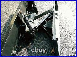 NEW 66 MANUAL SNOW PLOW BLADE SKID STEER LOADER COMPACT TRACTOR bobcat cat 5'6