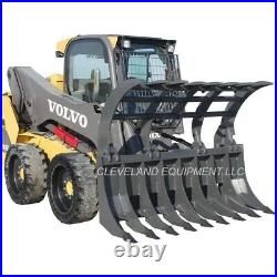 NEW 72 CID X-TREME DUTY GRAPPLE RAKE ATTACHMENT for Skid Steer / Track Loaders