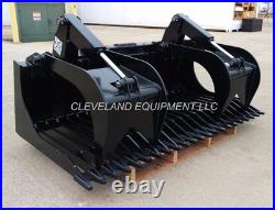 NEW 72 EXTREME-DUTY SKELETON / ROCK GRAPPLE ATTACHMENT Kubota Skid-Steer Loader