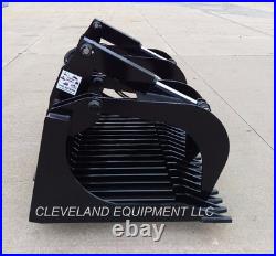 NEW 72 EXTREME-DUTY SKELETON / ROCK GRAPPLE ATTACHMENT Kubota Skid-Steer Loader