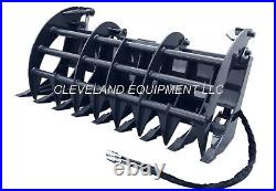 NEW 78 CID X-TREME DUTY GRAPPLE RAKE ATTACHMENT for Skid Steer / Track Loaders