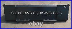 NEW 78 TOOTH BUCKET Low Profile Skid Steer Loader Attachment Teeth Komatsu Ford