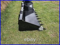 NEW 84Extreme Duty SKID STEER DIRT BUCKET WITH TEETH/BOBCAT/TRACTOR