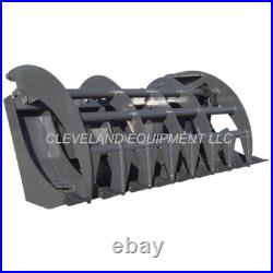 NEW 84 CID EXTREME-DUTY GRAPPLE RAKE ATTACHMENT with TEETH Skid Steer Loader 7