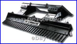 NEW 84 LOEGERING ELIMINATOR LANDSCAPE RAKE ATTACHMENT Skid-Steer Grading Rake
