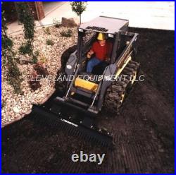 NEW 84 LOEGERING ELIMINATOR LANDSCAPE RAKE ATTACHMENT Skid-Steer Grading Rake