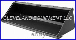 NEW 84 LOW PROFILE BUCKET Skid Steer Loader Attachment Caterpillar Cat Takeuchi