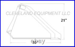 NEW 84 LOW PROFILE BUCKET Skid Steer Loader Attachment Caterpillar Cat Takeuchi