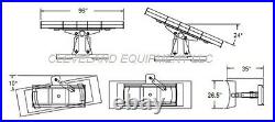 NEW 96 6-WAY DOZER BLADE ATTACHMENT Skid-Steer Loader Hydraulic Angle Tilt 8