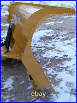 NEW 96 8' SNOW PLOW SKID STEER LOADER, Quick Attach-Tractor, bobcat, SNOWPLOW cat