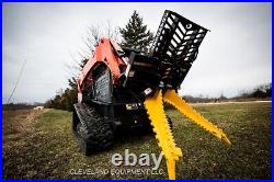 NEW DANUSER INTIMIDATOR TREE & POST PULLER with SAW TEETH Skid Steer Attachment