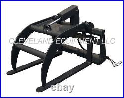 NEW FORK GRAPPLE ATTACHMENT Skid Steer Pallet Forks Log Root Rake Bucket Bobcat