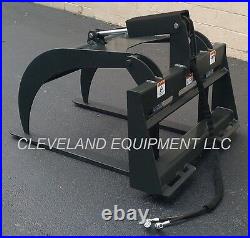 NEW FORK GRAPPLE ATTACHMENT Skid Steer Pallet Forks Log Root Rake Bucket Bobcat