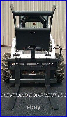 NEW FORK GRAPPLE ATTACHMENT Skid Steer Pallet Forks Log Root Rake Bucket Bobcat