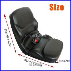 NEW For 580C 580D 580E 580L 580M Case Backhoe Skid Steer Loader Black Seat US