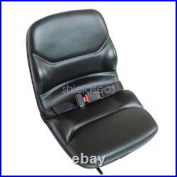 NEW For 580C 580D 580E 580L 580M Case Backhoe Skid Steer Loader Black Seat US