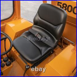 NEW For 580C 580D 580E 580L 580M Case Backhoe Skid Steer Loader Black Seat US