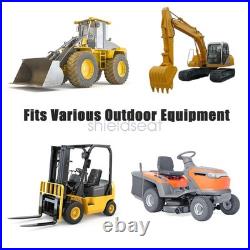 NEW For 580C 580D 580E 580L 580M Case Backhoe Skid Steer Loader Black Seat US