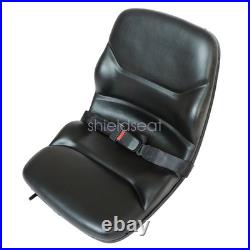 NEW For 580C 580D 580E 580L 580M Case Backhoe Skid Steer Loader Black Seat US