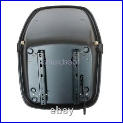 NEW For 580C 580D 580E 580L 580M Case Backhoe Skid Steer Loader Black Seat US