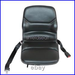 NEW For 580C 580D 580E 580L 580M Case Backhoe Skid Steer Loader Black Seat US