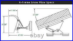 NEW HD 84 7 SNOWPLOW SKID STEER LOADER, snow plow bobcat, cat, Tractor kubota CID