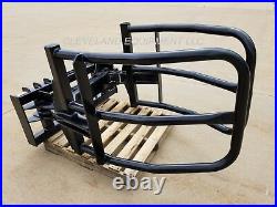 NEW HD BALE GRABBER GRAPPLE / HAY SQUEEZE ATTACHMENT Skid Steer Loader Tractor
