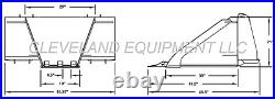 NEW STUMP BUCKET ATTACHMENT Skid-Steer Track Loader Tree Spade Bobcat Takeuchi