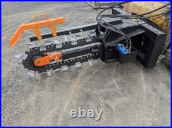 NEW Skid Steer Trencher Mower King ECSSCT72 withADJUSTABLE Depth SHIPPING YES