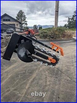 NEW Skid Steer Trencher Mower King ECSSCT72 withADJUSTABLE Depth SHIPPING YES