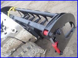 NEW USA 84 HD EXTREME SKID STEER LOADER TRACTOR BRUSH ROOT RAKE GRAPPLE bobcat