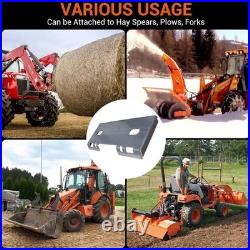 NEW Universal Quick Tach Mount Plate Attachment 1/2 Thick Skid Steer Loader