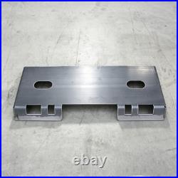NEW Universal Quick Tach Mount Plate Attachment 1/2 Thick Skid Steer Loader