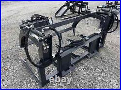 NEW WOLVERINE SKID STEER LOADER LARGE HAY BALE GRAPPLE, tractor bobcat brush cat