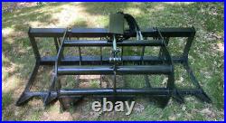 New 66 Root Grapple Skid Steer/Tractor Brush Bucket -Bobcat, Case, Cat, etc