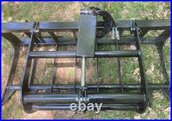 New 66 Root Grapple Skid Steer/Tractor Brush Bucket -Bobcat, Case, Cat, etc