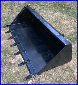 New 66 Skid Steer/Tractor Tooth Bucket -5.5' Skid Steer Dirt Bucket with Teeth