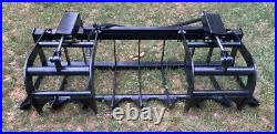 New 72 Root Grapple Skid Steer/Tractor Brush Bucket -Bobcat, Case, Cat, etc