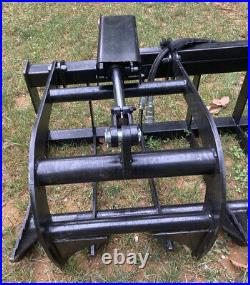 New 72 Root Grapple Skid Steer/Tractor Brush Bucket -Bobcat, Case, Cat, etc