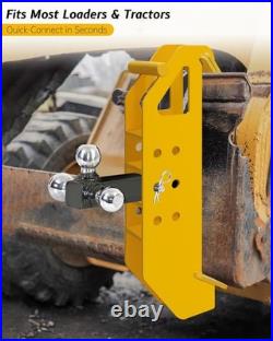 New Adjustable Skid Hitch Attachment for Skid Steer Fit for Skid Steer Loader
